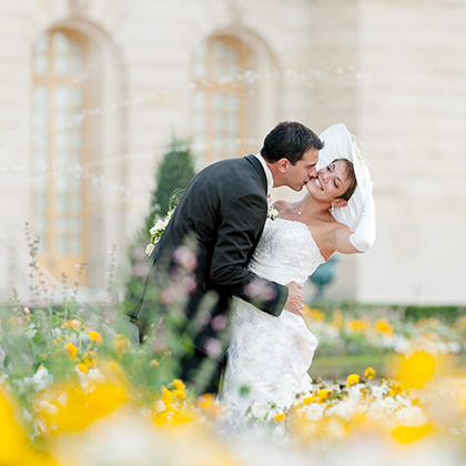 mariage : poses en couple de mariés